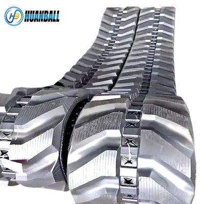 Design Small Rubber Crawler Track 300*52.5*78 for Cat 302.5 Excavator in Black