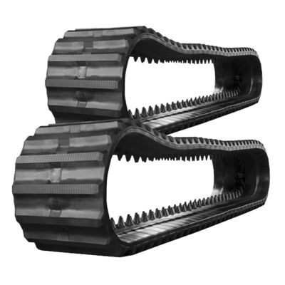 Black OEM Dumper Track 450X110X74 Crawler Carrier Rubber Tracks for Takeuchi TCR50