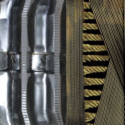 Black Yanmar Aw6120 Rubber Tracks 550X90X58 Package Gross Weight 200.000kg and Durable