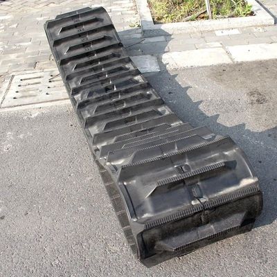 Wholesale 400X72.5X72 450X86X55 Agricultural Machinery Rubber Crawler Small Tractor Track Wheat Rice Combine Harvester Rubber Tracks