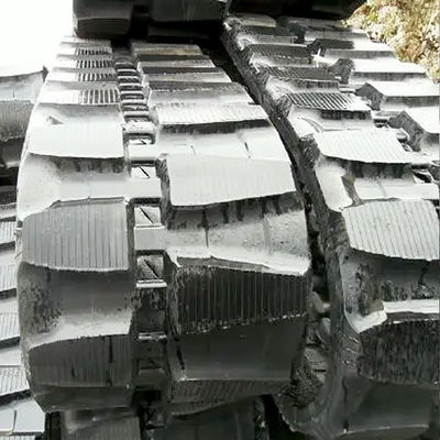 Black 450*76*80 Excavator Rubber Track for Komatsu PC75 PC75r2