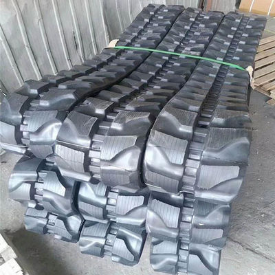 Komatsu Excavators 450X76X80 Rubber Track in Black with Package Gross Weight of 200.000kg