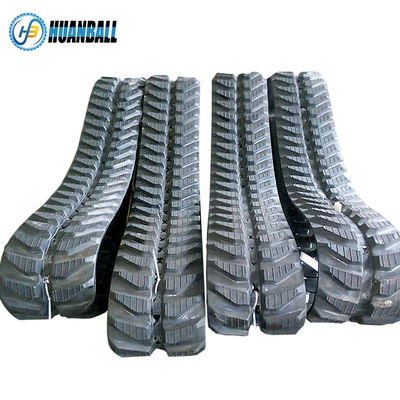 Customize Komatsu CD30r 320mm Wide Excavator Rubber Track Size 320*90*58 for Road