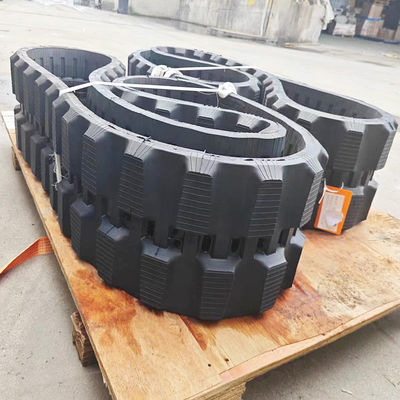 Black Rubber Track 320X90X52 for Yanmar Excavator Machine in Agriculture Applications