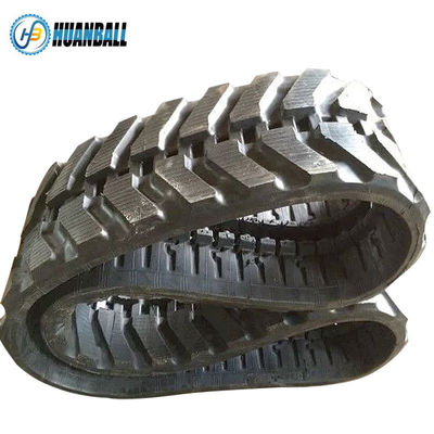 Design Small Rubber Crawler Track 300*52.5*78 for Cat 302.5 Excavator in Black