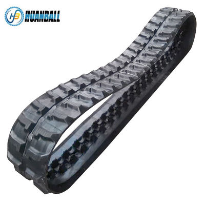 Black HB2023 150mm Wide Rubber Crawler Track for Mini Excavator Undercarriage Spare Parts