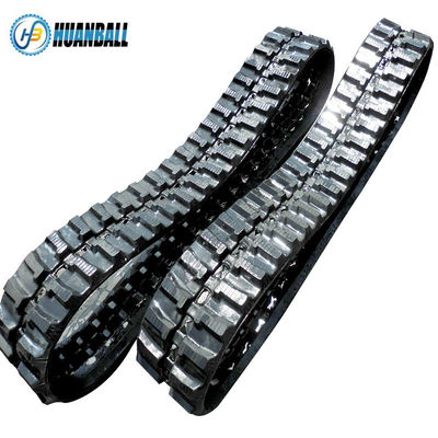 Black HB2023 150mm Wide Rubber Crawler Track for Mini Excavator Undercarriage Spare Parts
