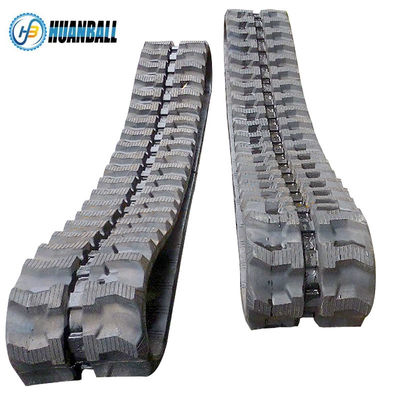 Black HB2023 150mm Wide Rubber Crawler Track for Mini Excavator Undercarriage Spare Parts