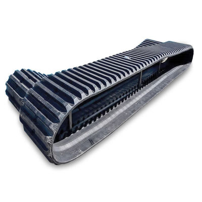 Tear-Resistant Heavy Duty Dumper Carrier Rubber Track Crawler K800*150*67 for Construction