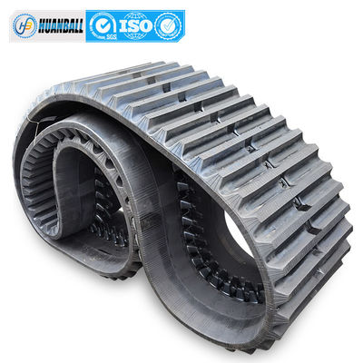 Carrier 700mm Width Dumper Equipment Spare Parts Rubber Track for Morooka Mst1500 Cg65