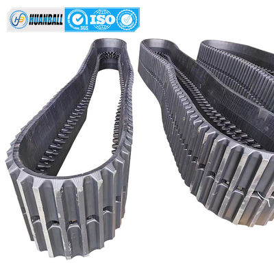 Morooka Mst1800 Dumper Undercarriage Spare Parts Rubber Track 650*125*80 for Carrier