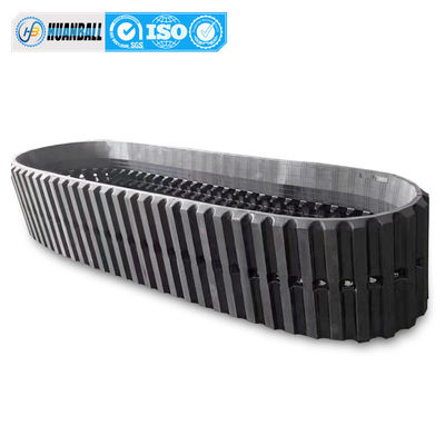 Mitsubishi Ld400 Tracked Dumper Rubber Track 600X125X64 for Heavy-Duty Applications