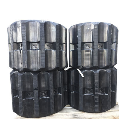 320*90*56 Mini Rubber Tracks for Yanmar C30r Durable Dumper Machinery Parts in Black