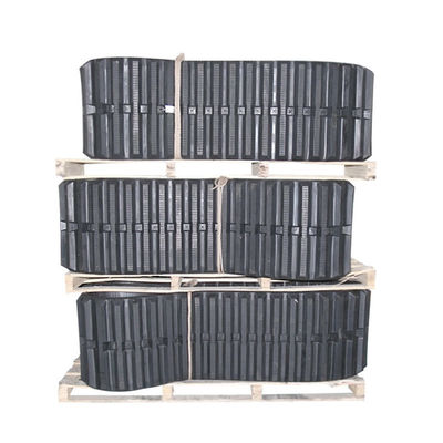 320*90*56 Mini Rubber Tracks for Yanmar C30r Durable Dumper Machinery Parts in Black