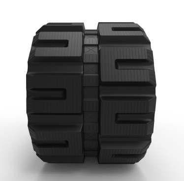 High Demand Rubber Tracks for Takeuchi Tl8 T320*86K*52 Loader Machinery Parts HB-2022